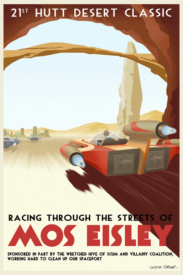 Star Wars Run Through The Streets Of Mos Eisley